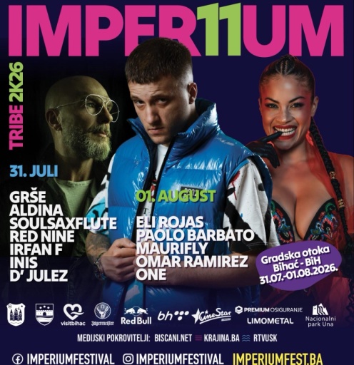 11. Imperium Festival, Bihać 2026. - Tribe2K26!